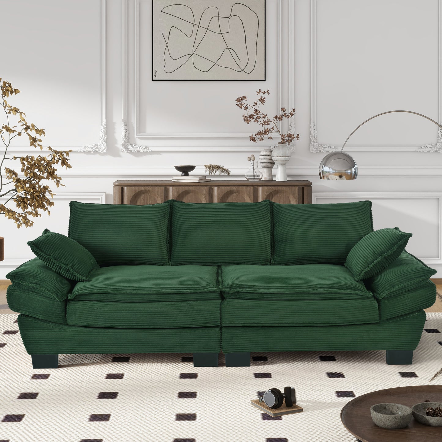 Modern Corduroy Sofa