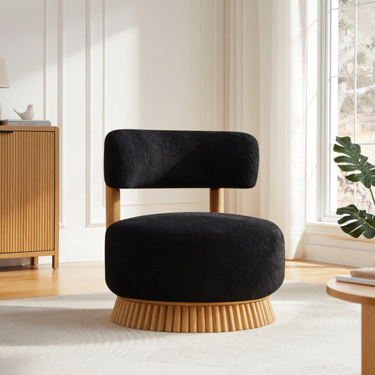 Modern Bouclé Accent Chair