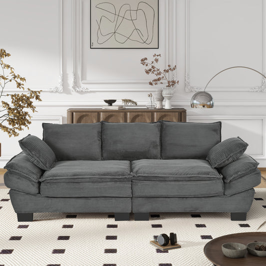 Modern Corduroy Sofa