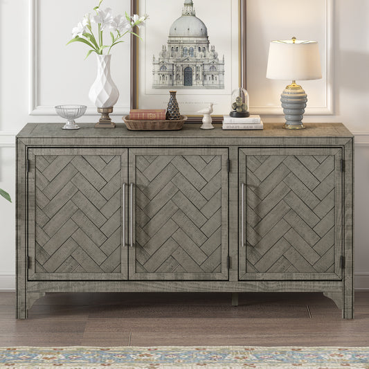 Modern Classic 3-Door Sideboard Cabinet